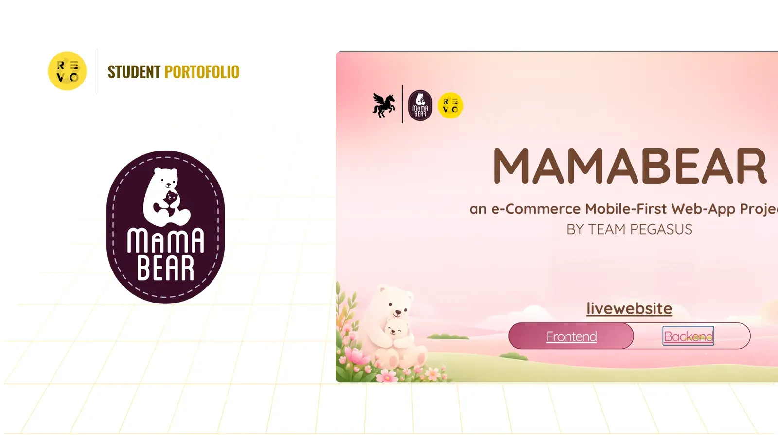 Web app e-commerce mobile-first MamaBear